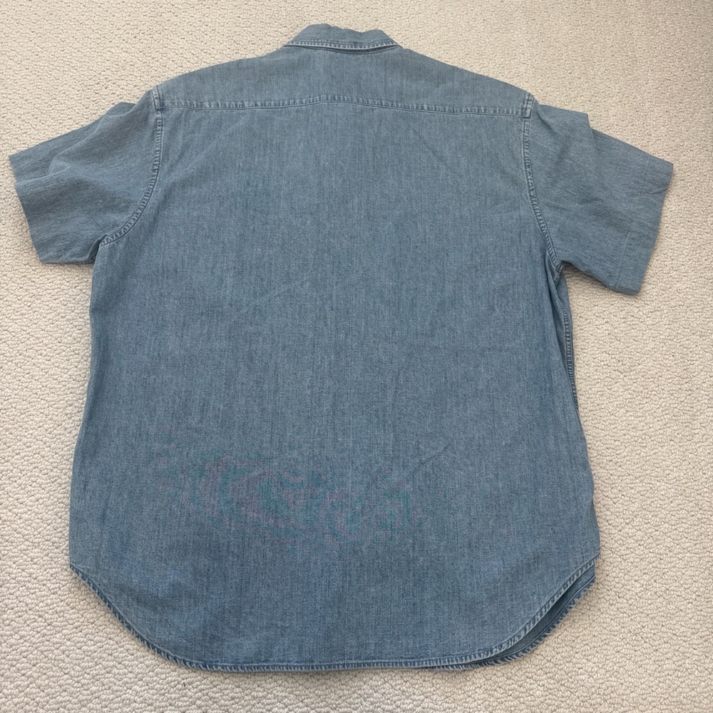 Ralph Lauren Denim Blue Casual Shirt - Picture 2 of 6